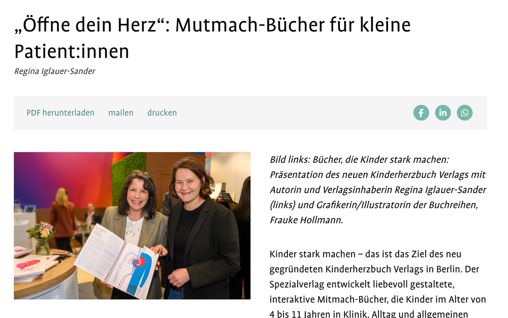 Öffne dein Herz: Mutmach-Bücher für kleine Patient:innen